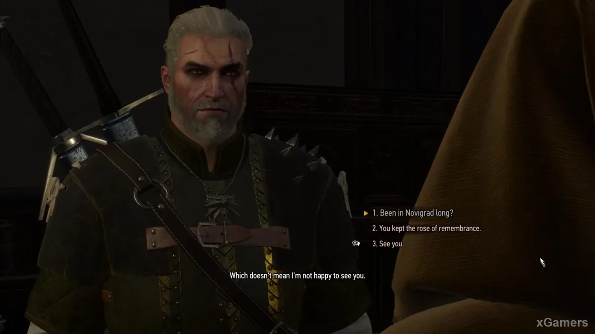 Triss ne s'est impliquée que pour aider Geralt