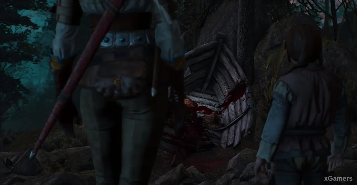 Ciri décide d'aider Gretka et croise de nouveau des loups en chemin