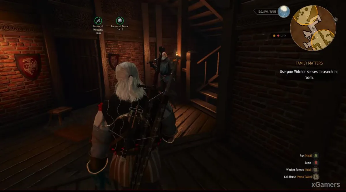 Geralt commence la recherche d'indices