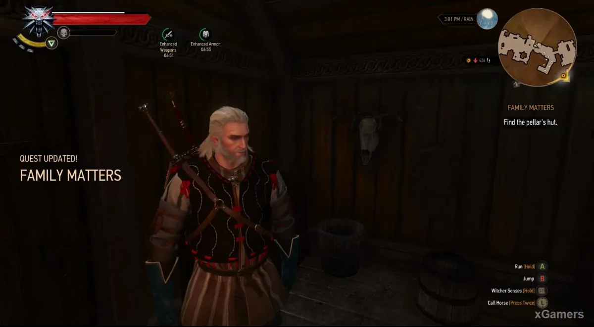 La trouvaille est apportée au Baron Sanglant