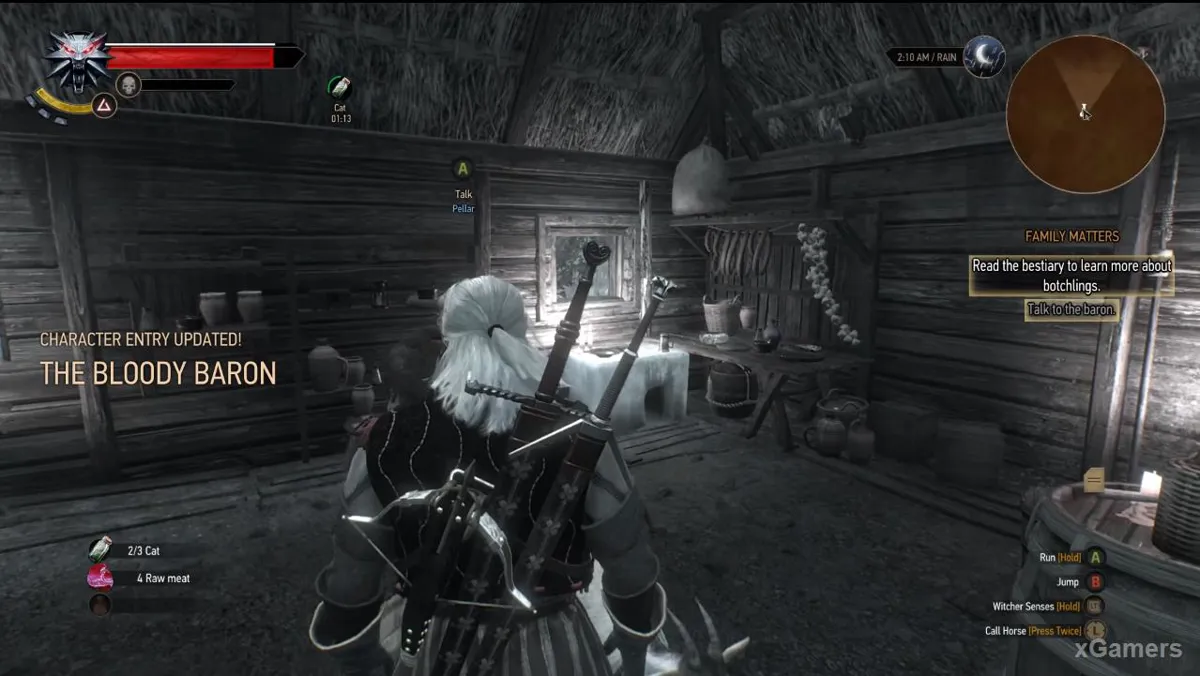 Geralt retourne voir le Baron Sanglant