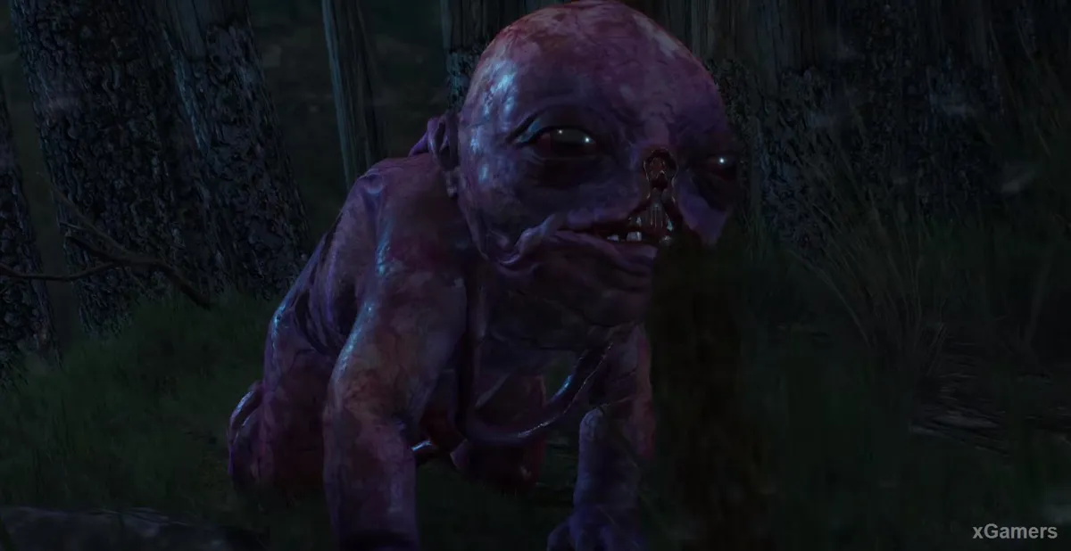 Geralt et le Baron assistent à l'apparition du Couvin