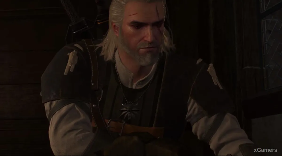Geralt doit redescendre au rez-de-chaussée et trouver l'accès à la cave