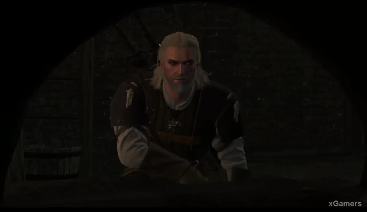 En descendant, Geralt retrouve le même four dont il avait découvert le dessin plus tôt