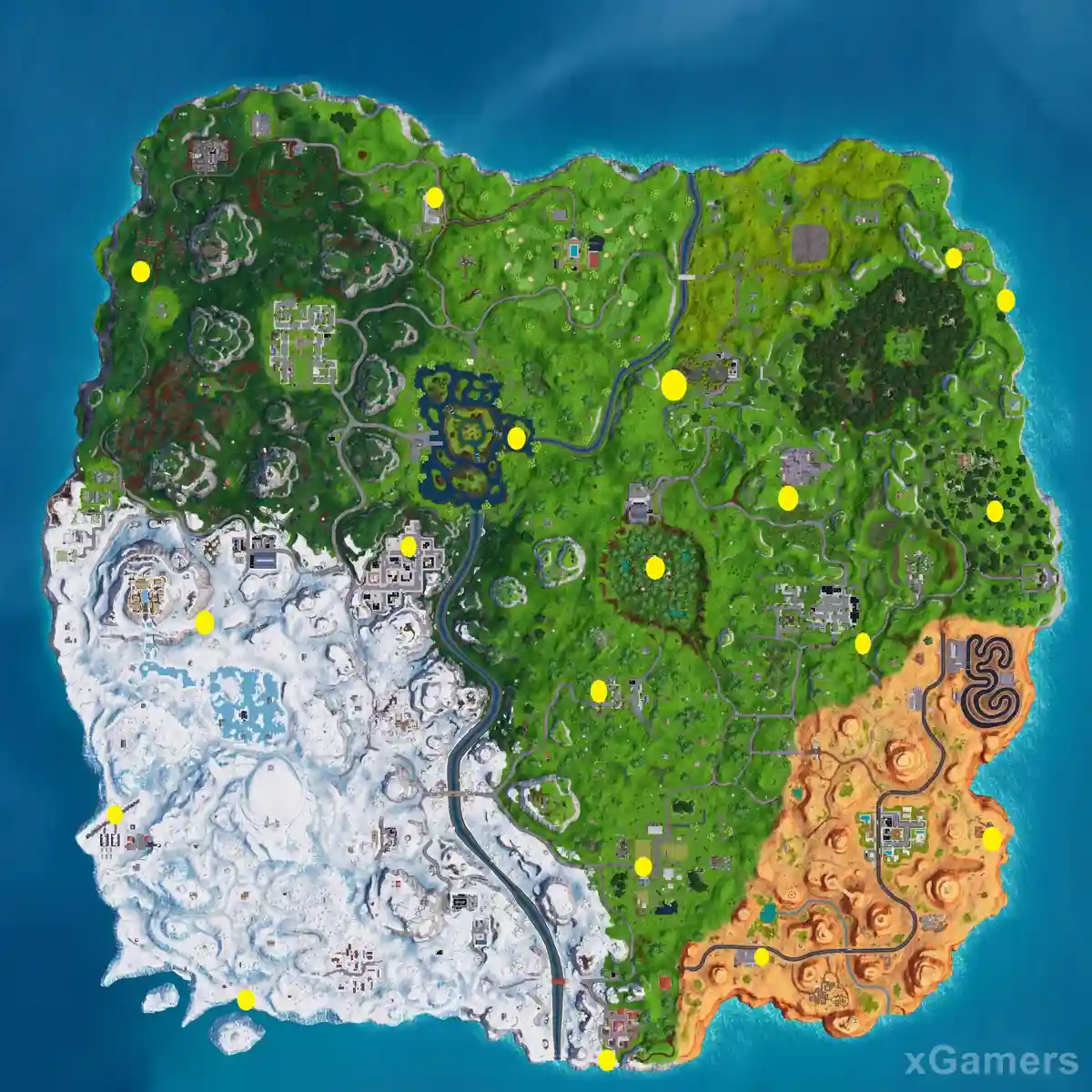 Où trouver les dix ballons dorés dans Fortnite pour la semaine 9 de la saison 7