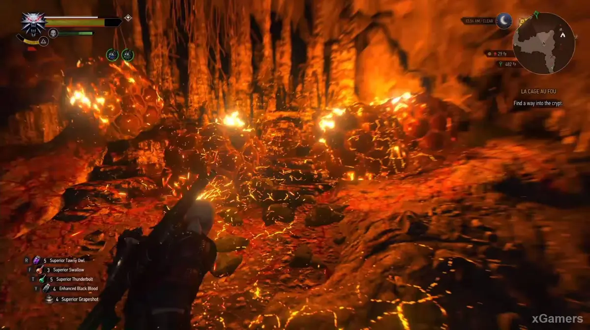 Geralt a vaincu la Kikimora dans la quête « La Cage au Fou »