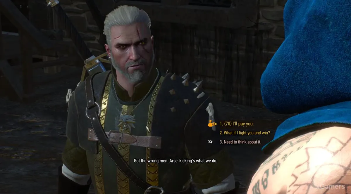 Geralt doit les convaincre de travailler pour lui