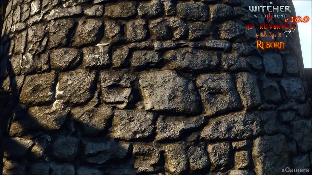 Pierres avec le mod The Witcher 3 HD Reworked Project