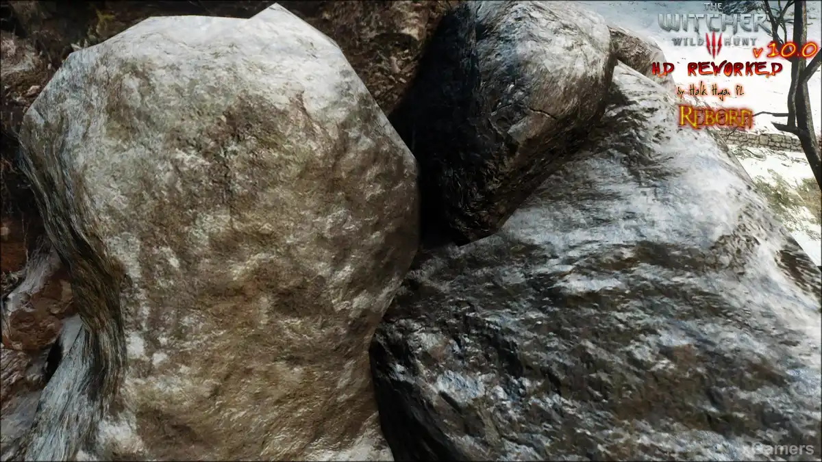 Textures détaillées dans l'original de The Witcher 3 HD Reworked Project