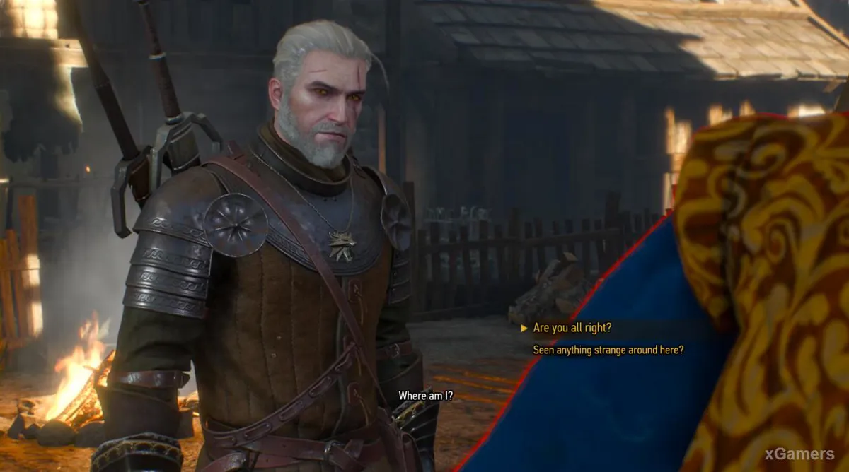 L'odeur du parfum mène Geralt jusqu'à une maison fermée