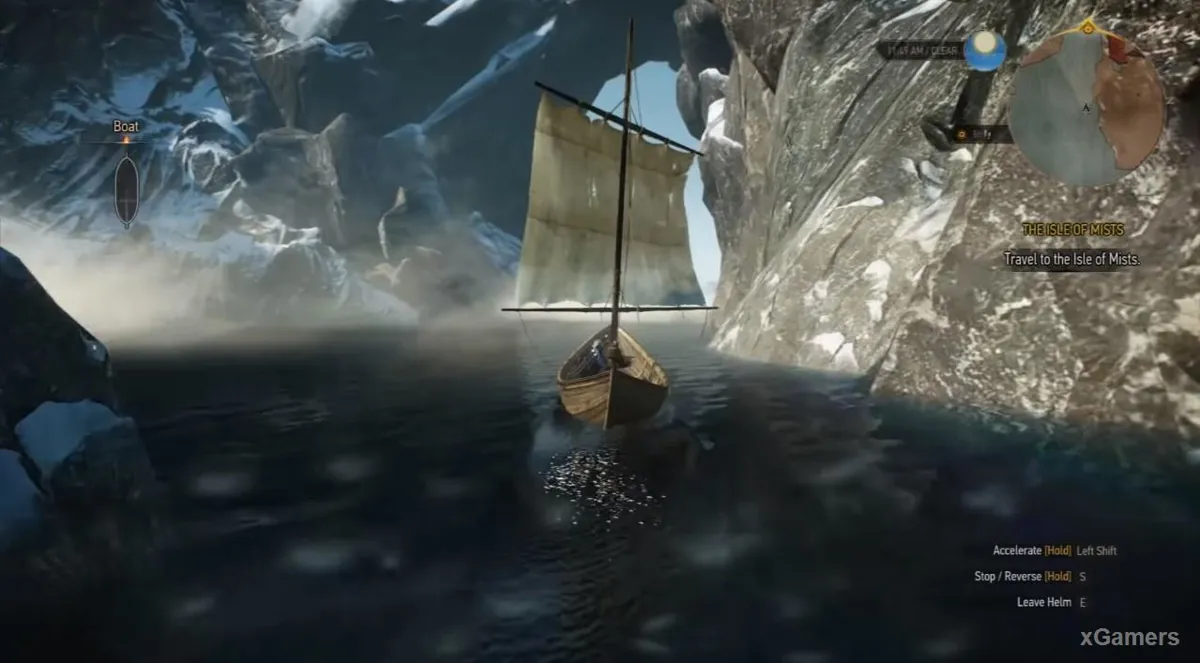 Notez que Geralt devra effectuer un long voyage : préparez votre équipement avant de partir