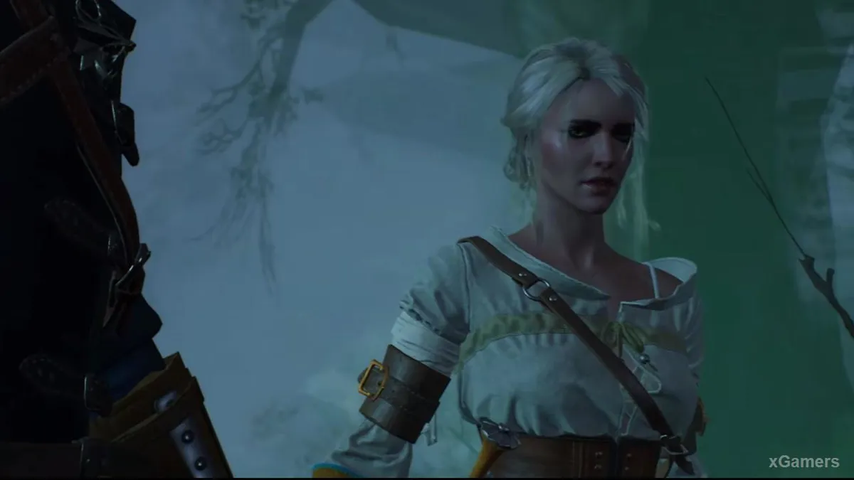 Ciri dans la quête L'Île aux Brumes