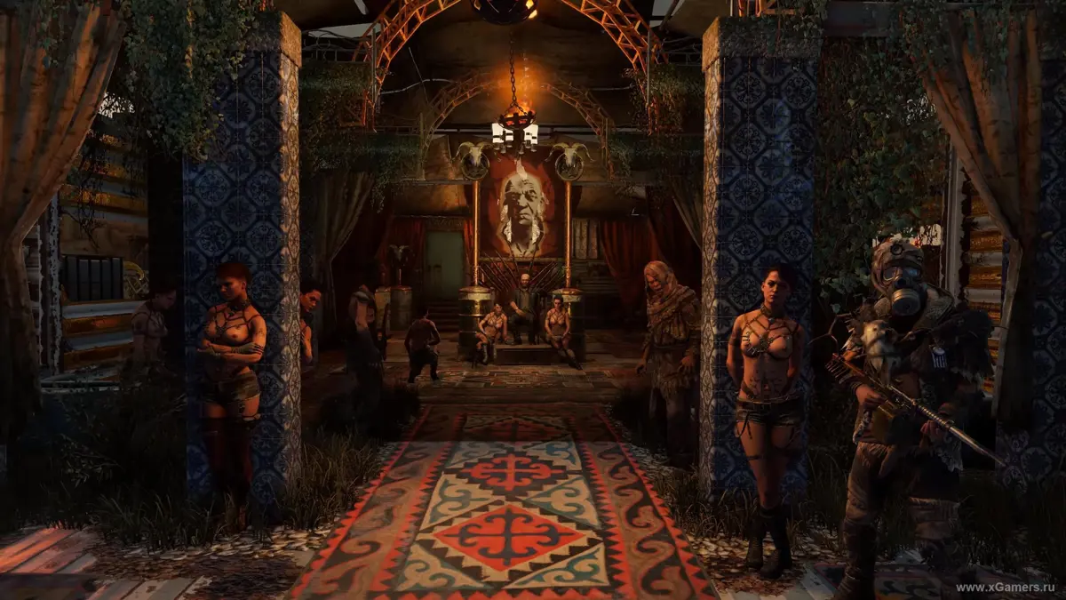 Le harem lors de la mission avec Baron