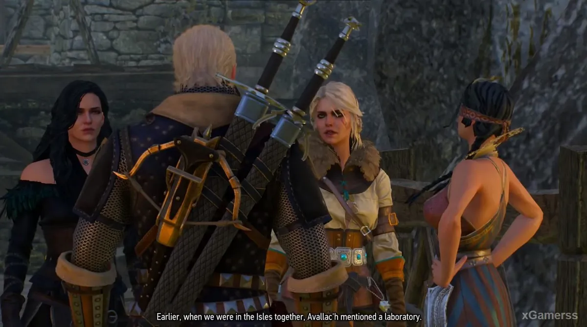 Geralt se rend auprès de Yennefer pour obtenir son aide