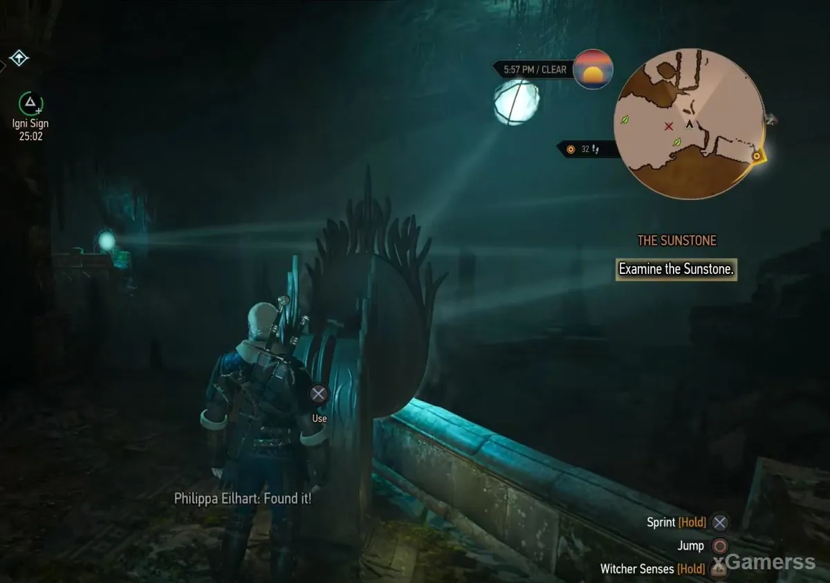 The Witcher 3 : quête La Pierre de Soleil