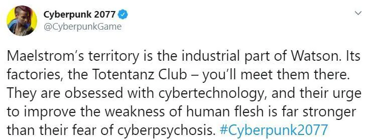 Le gang Maelstrom dans Cyberpunk 2077