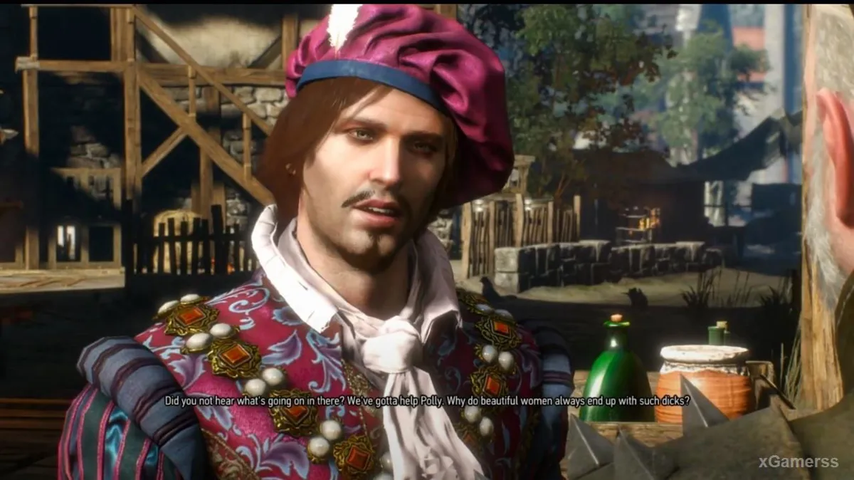 Geralt décide de partir à la recherche de Polly