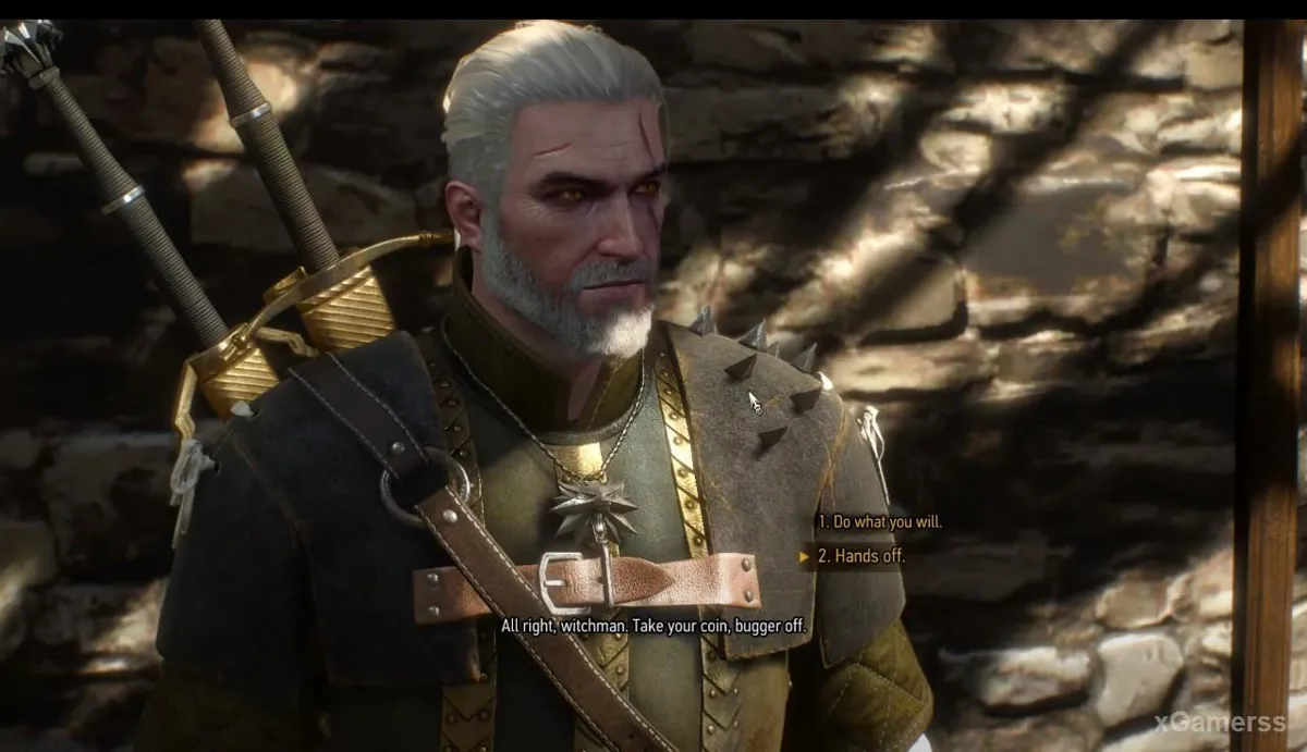 Geralt doit faire un choix difficile