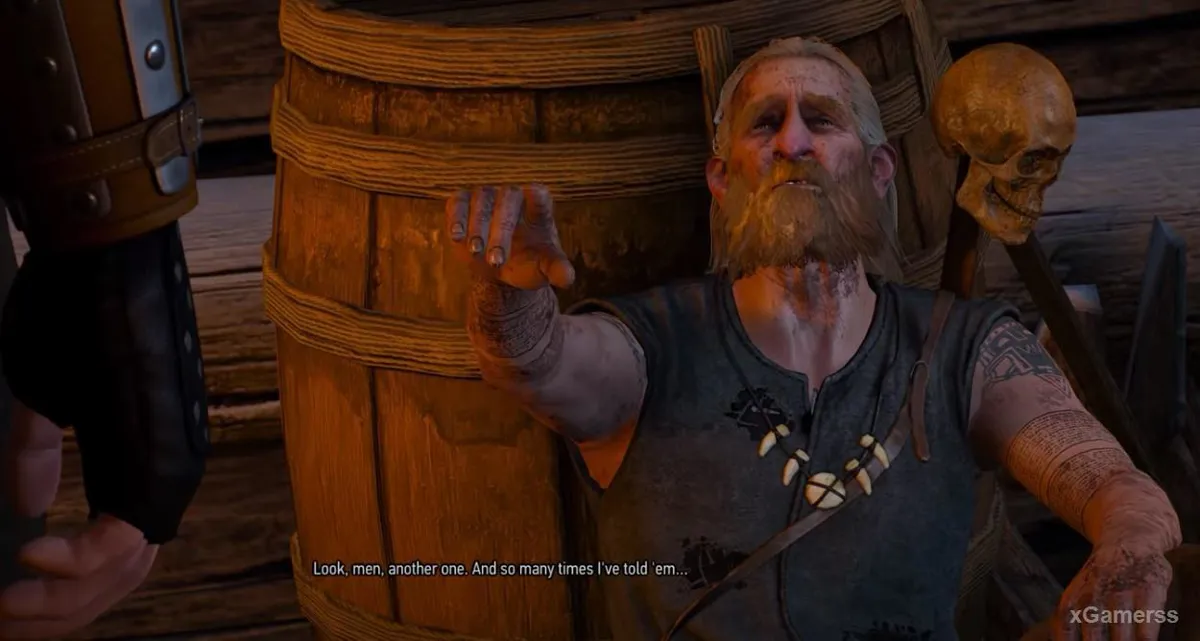 Geralt entend la chanson du Huitième