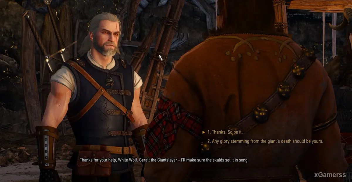 Hjalmar vous demandera de composer un chant en votre honneur pour célébrer cet exploit