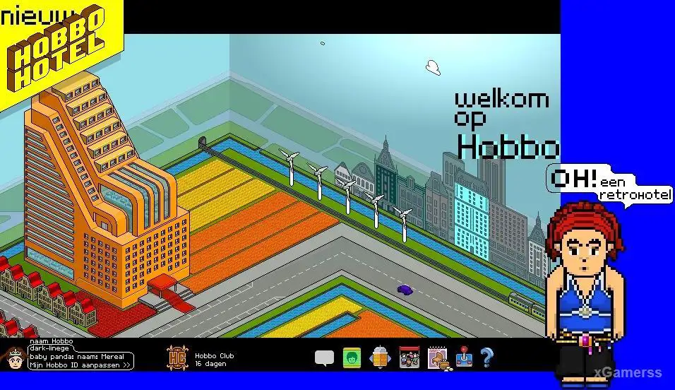Hobbo Hotel - jeu comme Club Penguin
