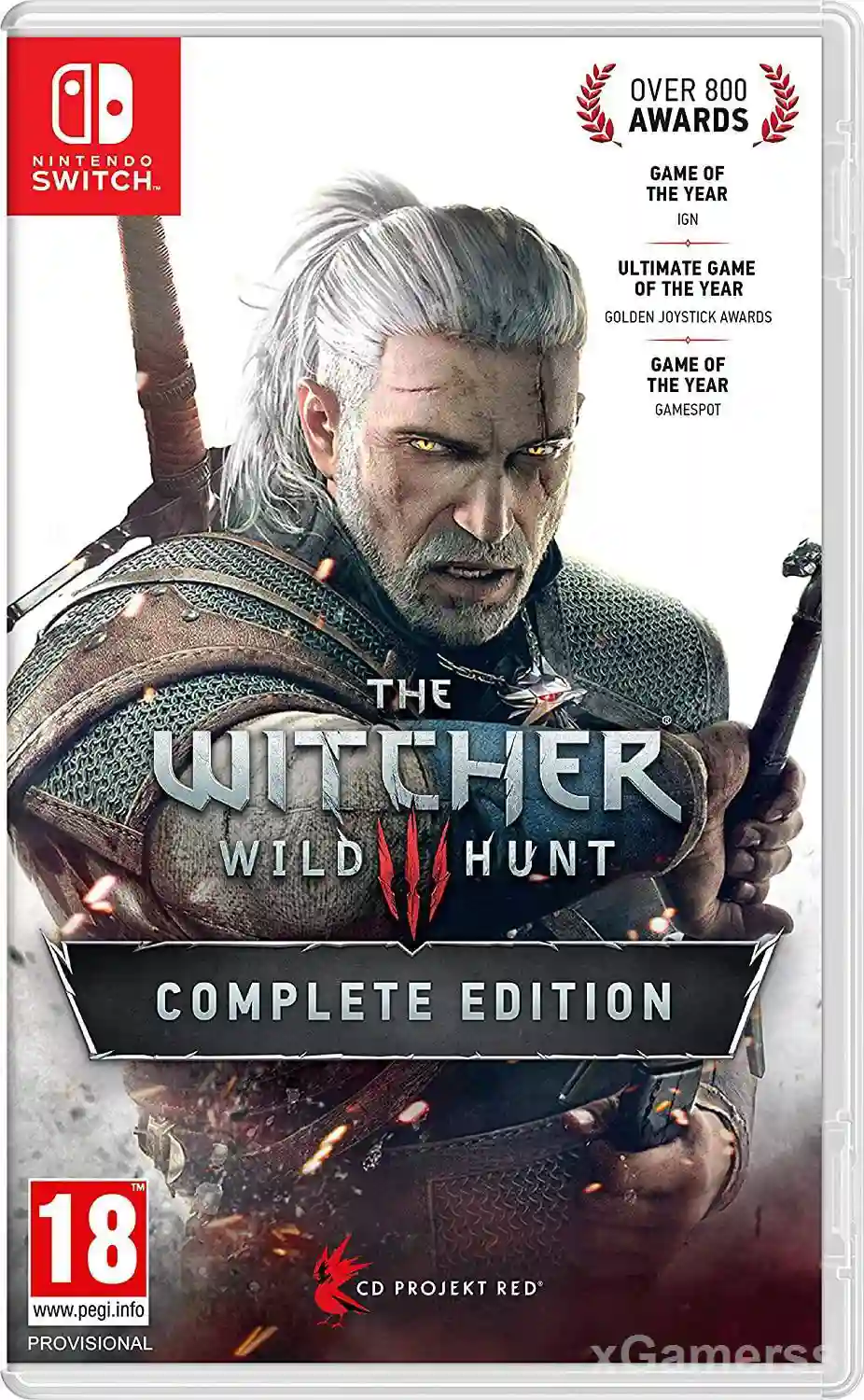 Jaquette du jeu The Witcher 3 : Wild Hunt
