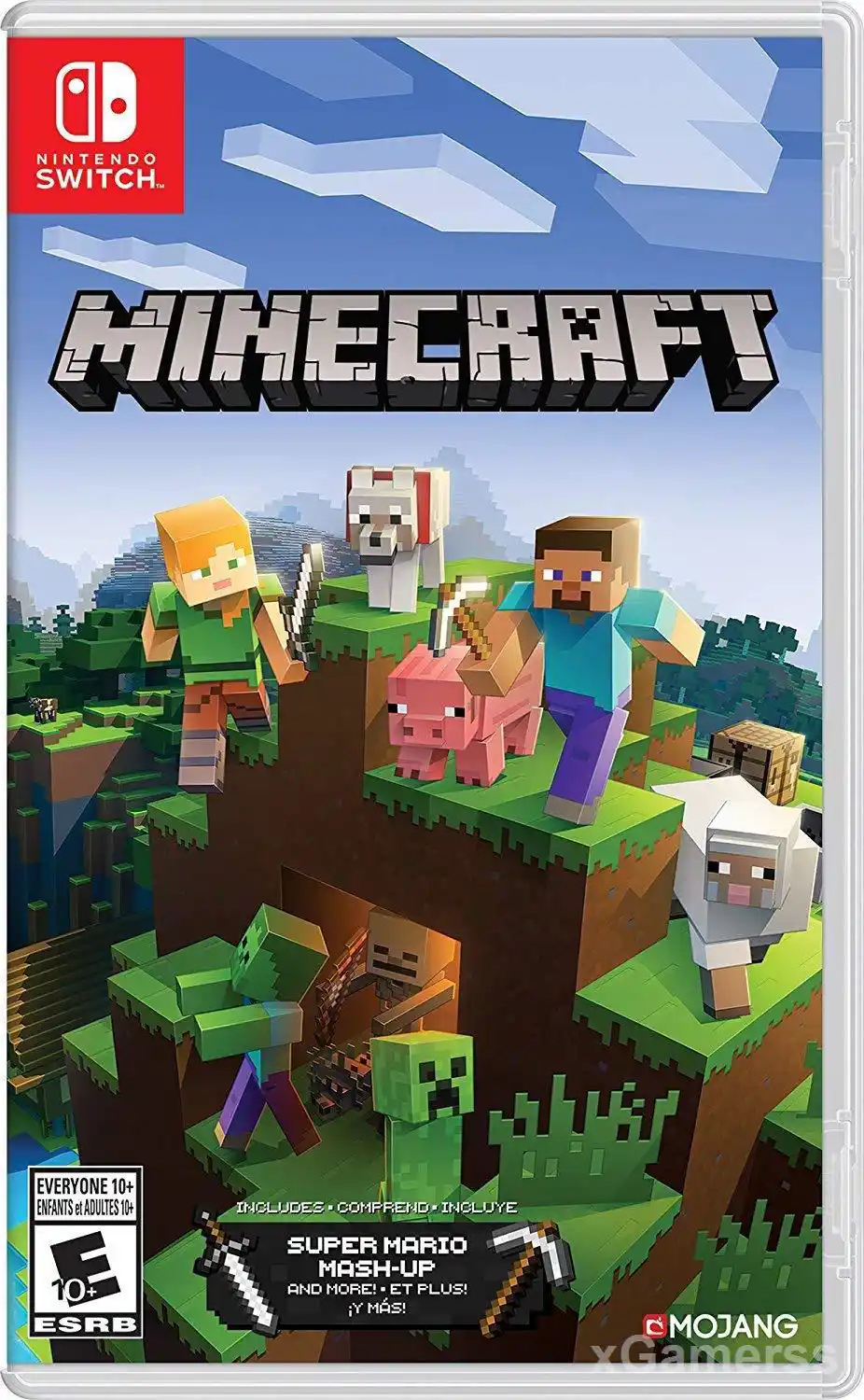 Minecraft, l'un des meilleurs jeux de construction sur Nintendo Switch