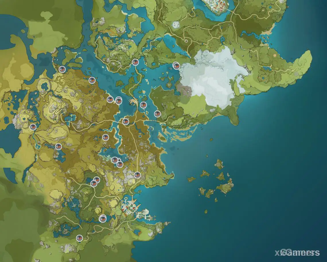Poisson dans Genshin Impact